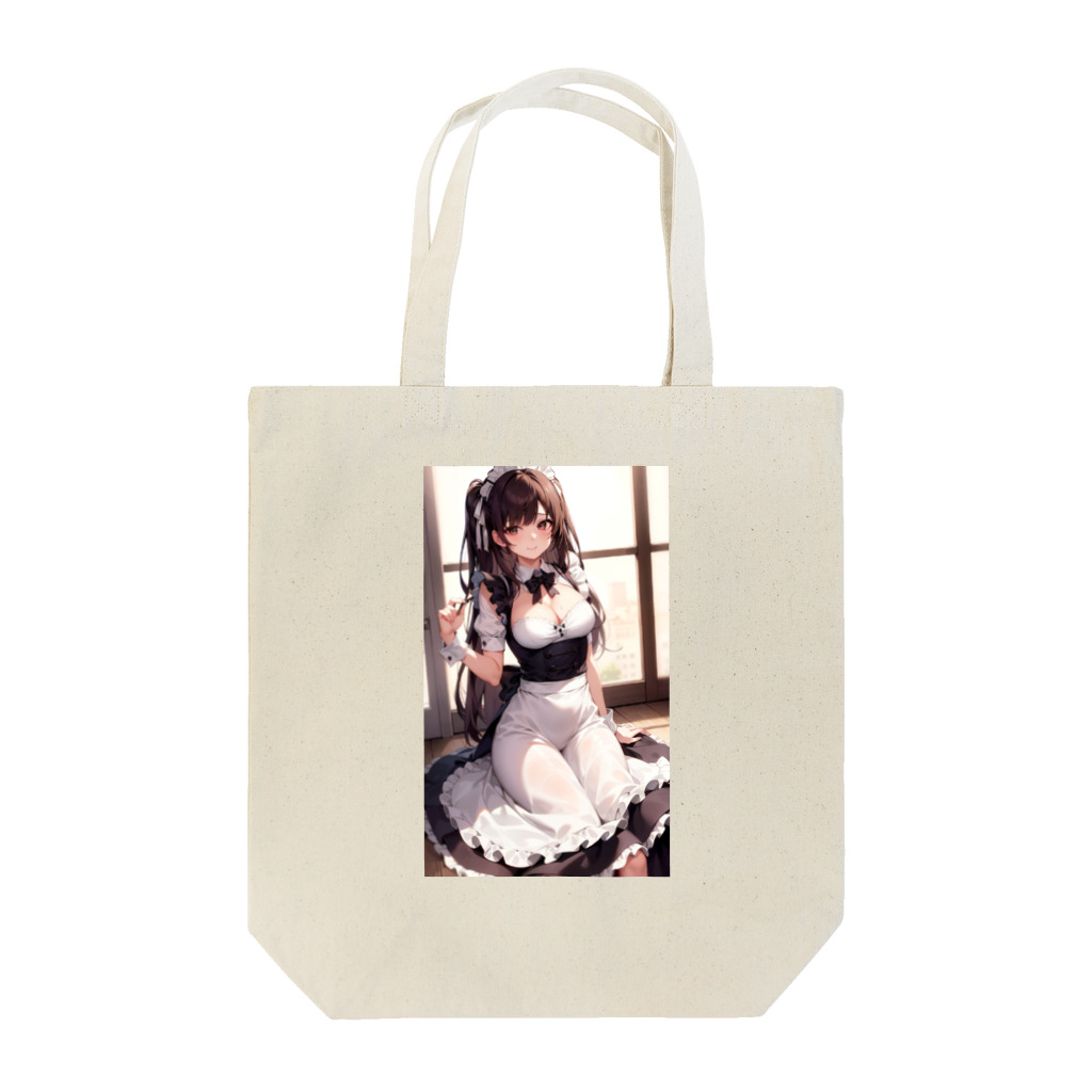 天乃鯱のメイドのお姉さんの二次元イラスト Tote Bag