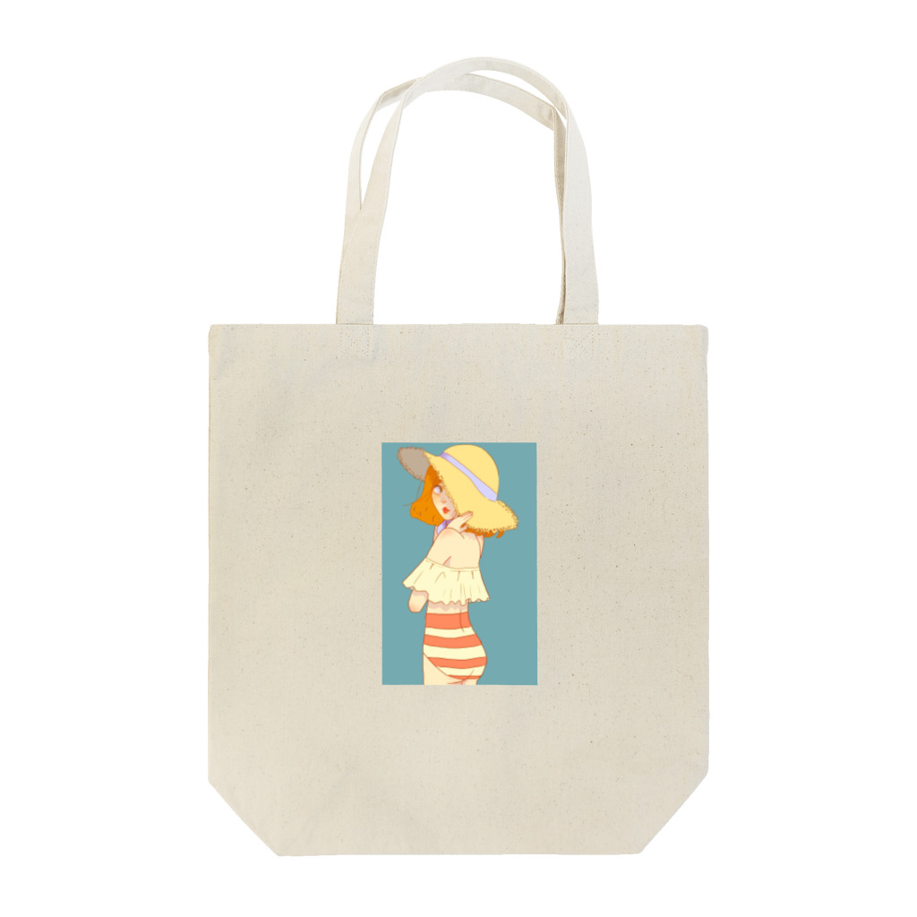 takaohaijiのレトロガール1 Tote Bag