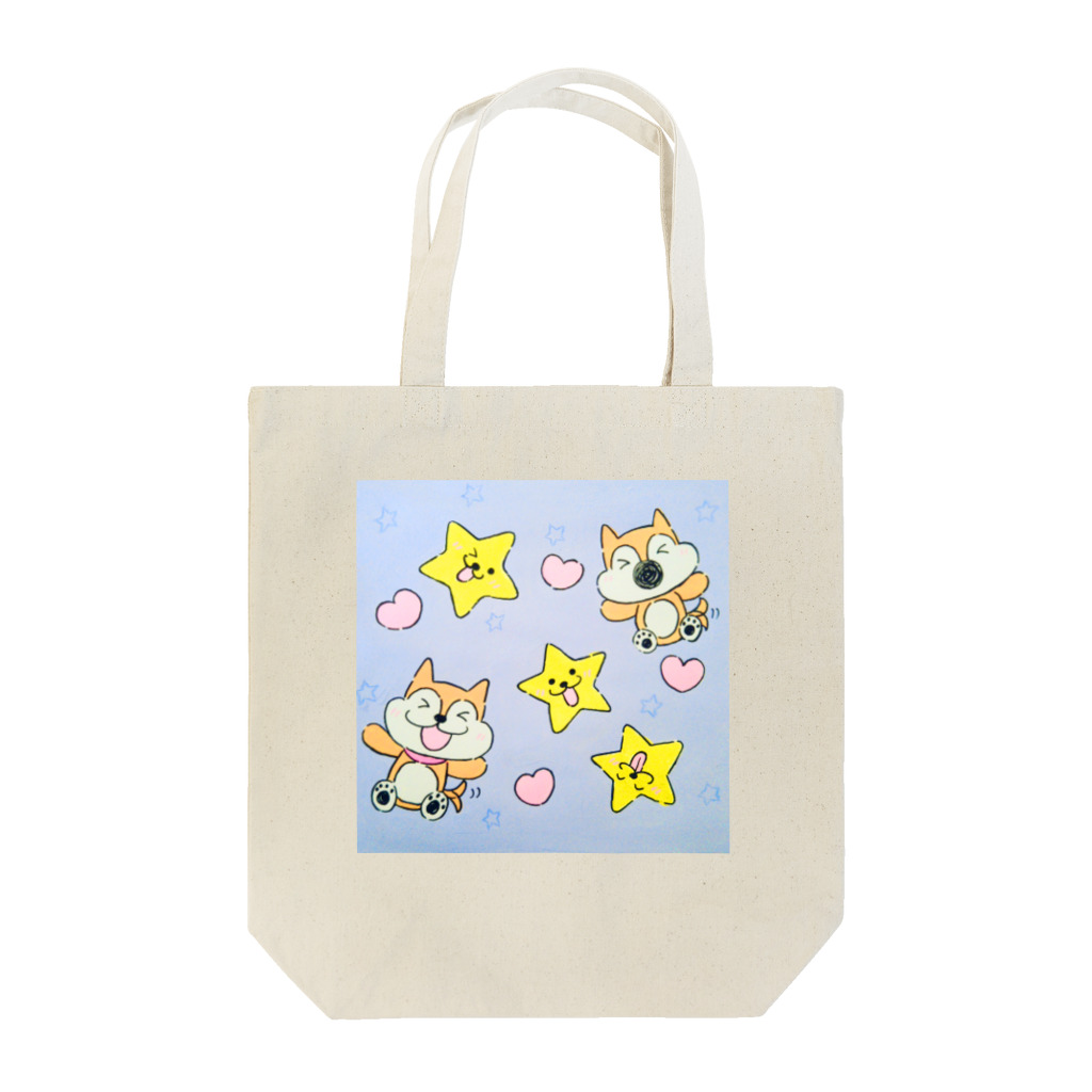 tint ribbonsの【ガオガオとコジロー】しあわ星の宇宙人さんたち Tote Bag