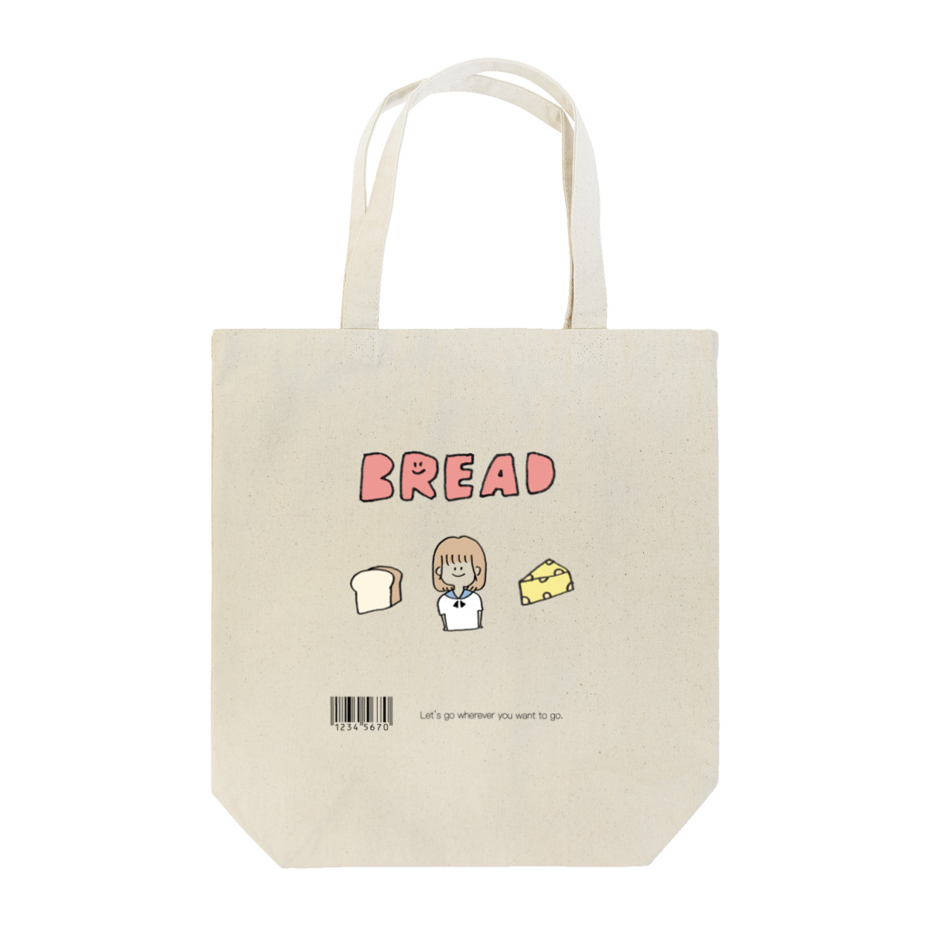 √shokupan のパンと友達 Tote Bag