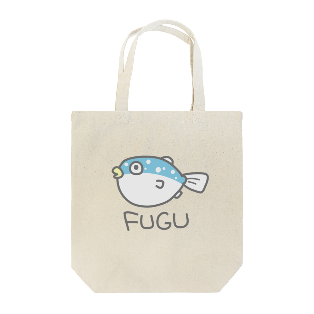 千月らじおのよるにっきのFUGU(色付き) トートバッグ