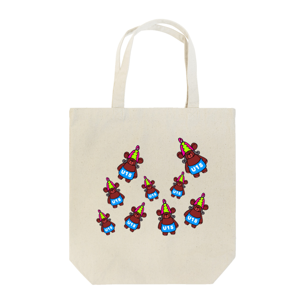 U15 Sauningの総柄　カルフくん Tote Bag