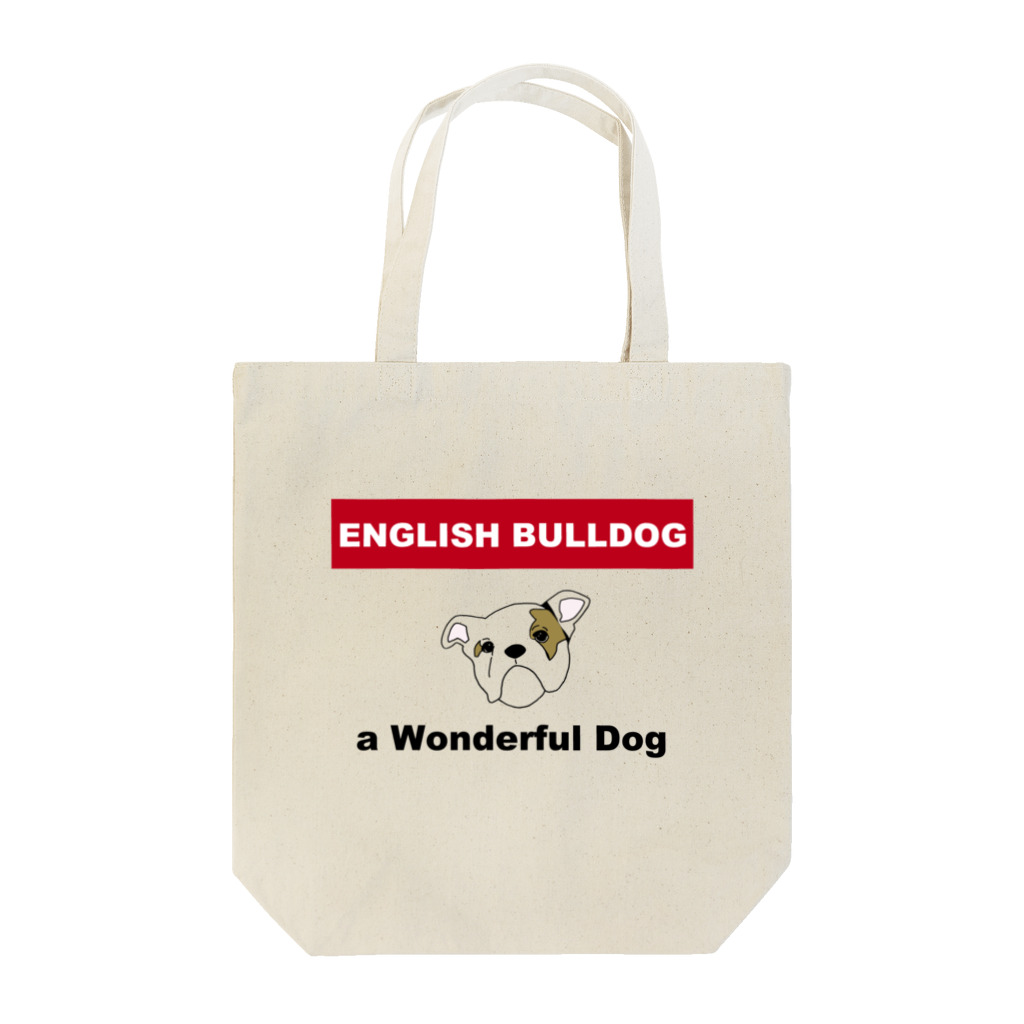 ナミノコ雑貨店のWonderful englishbulldog トートバッグ