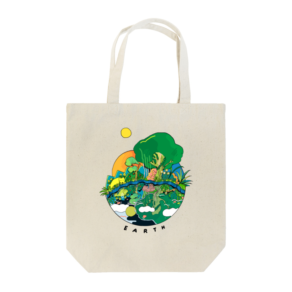 寝る子のEARTH Tote Bag