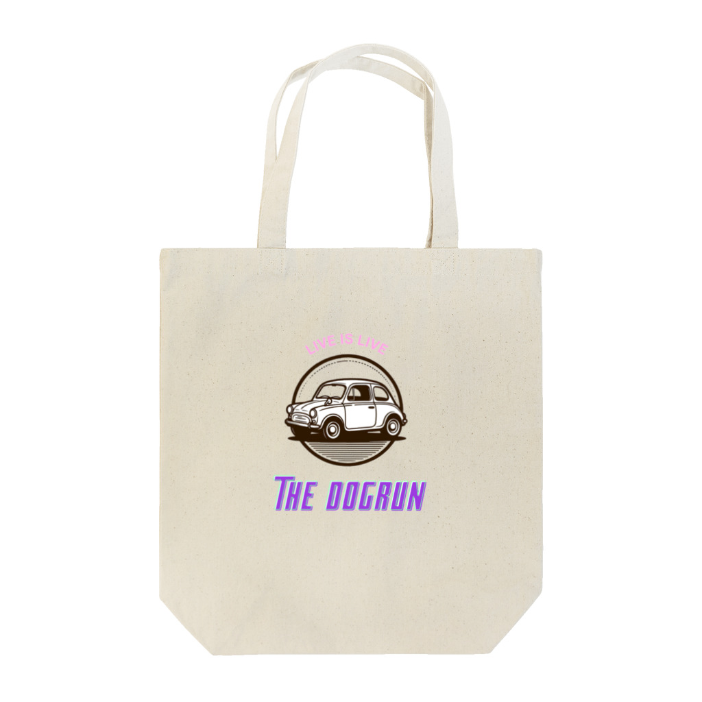 araakii@꧁THE DOGRUN꧂のTHE DOGRUN CAR  water mark Tote Bag