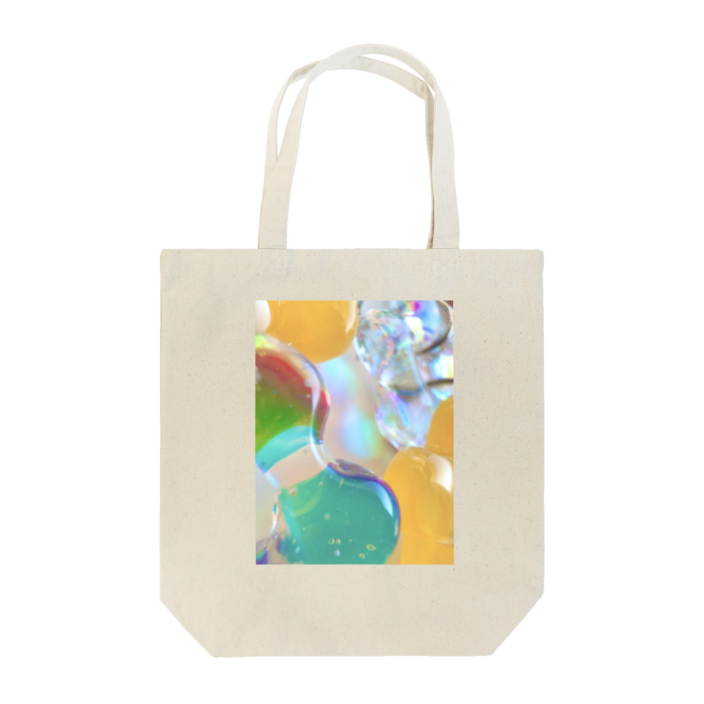 〜Sunset〜のイエロー×オーロラ Tote Bag