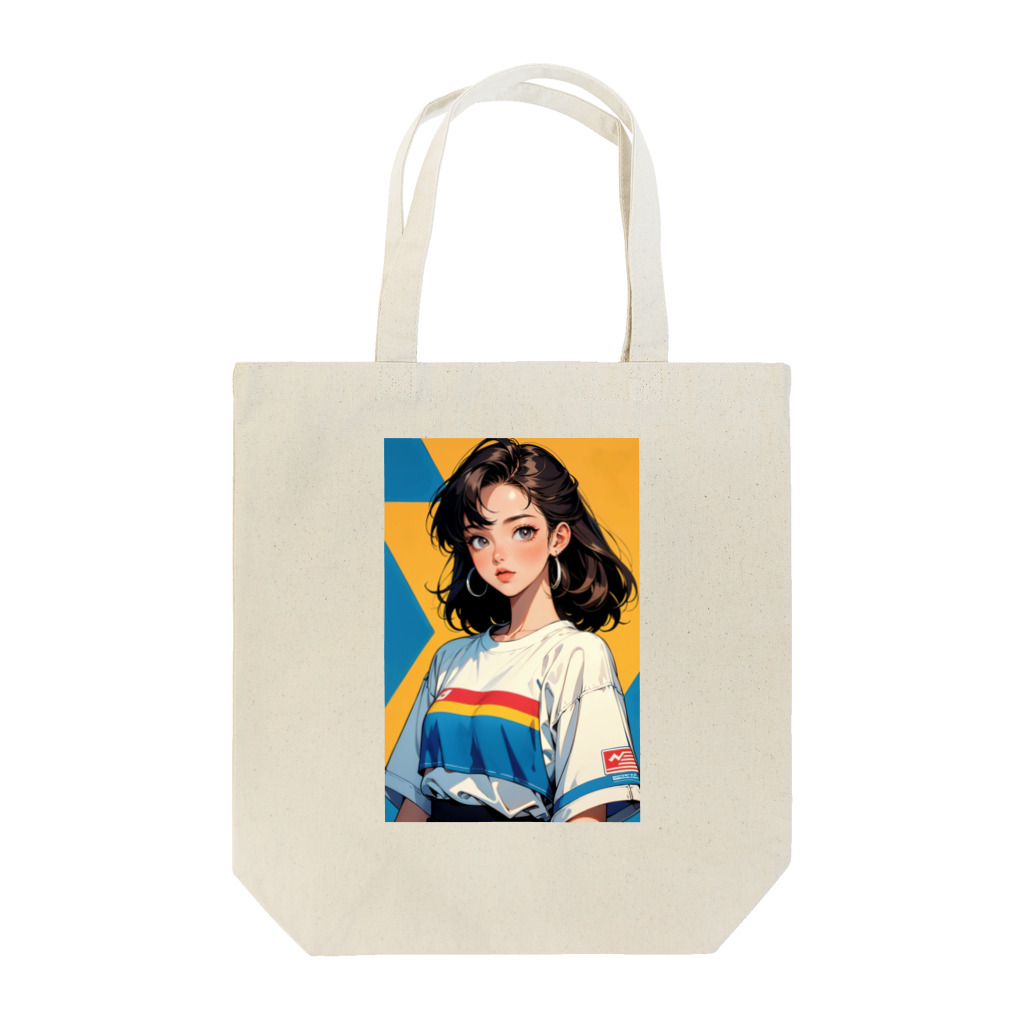 レトロガールショップの1980's ガール Tote Bag