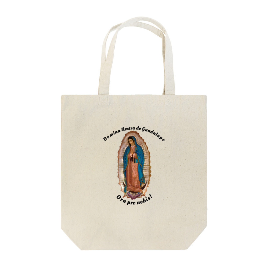 FIDES et VERITASのグアダルーペの聖母、我らのために祈り給え Tote Bag