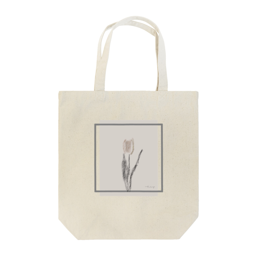rilybiiのpeach marron 🌷 Tulip Art トートバッグ