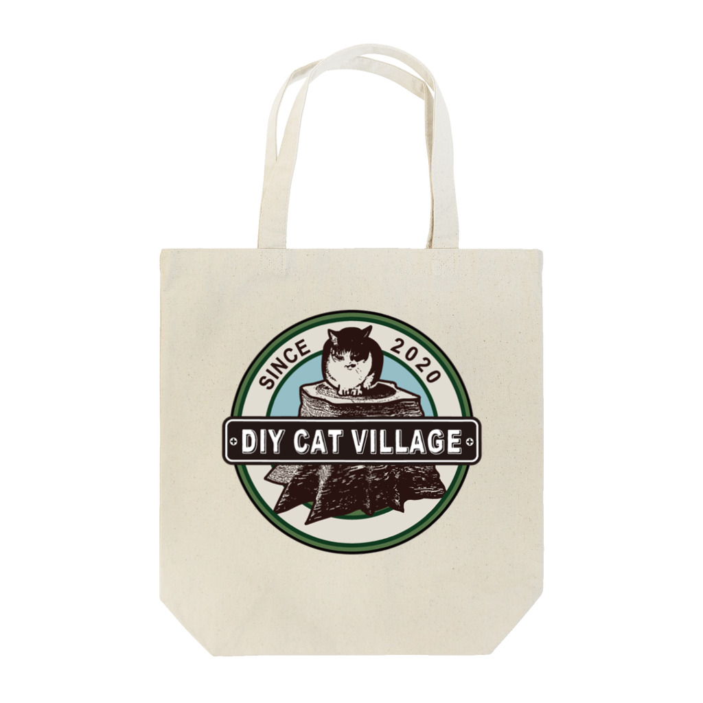 DIY Cat Villageのロゴ DIY Cat Village Tote Bag