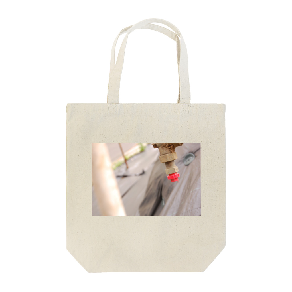 赤いにゃん太くん。の赤いネジ。 Tote Bag