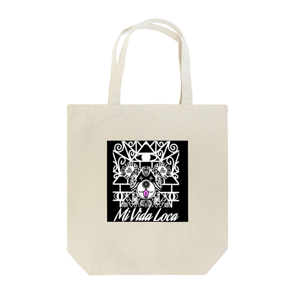 aikenkaのトライバル クマ Mi Vida Loca(ミ・ヴィダ・ロカ) Tote Bag