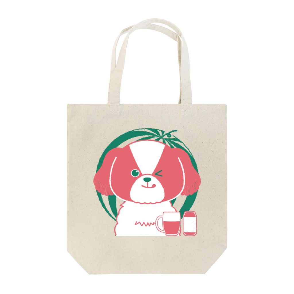 たけよんのすいかカラーのけんちゃん Tote Bag