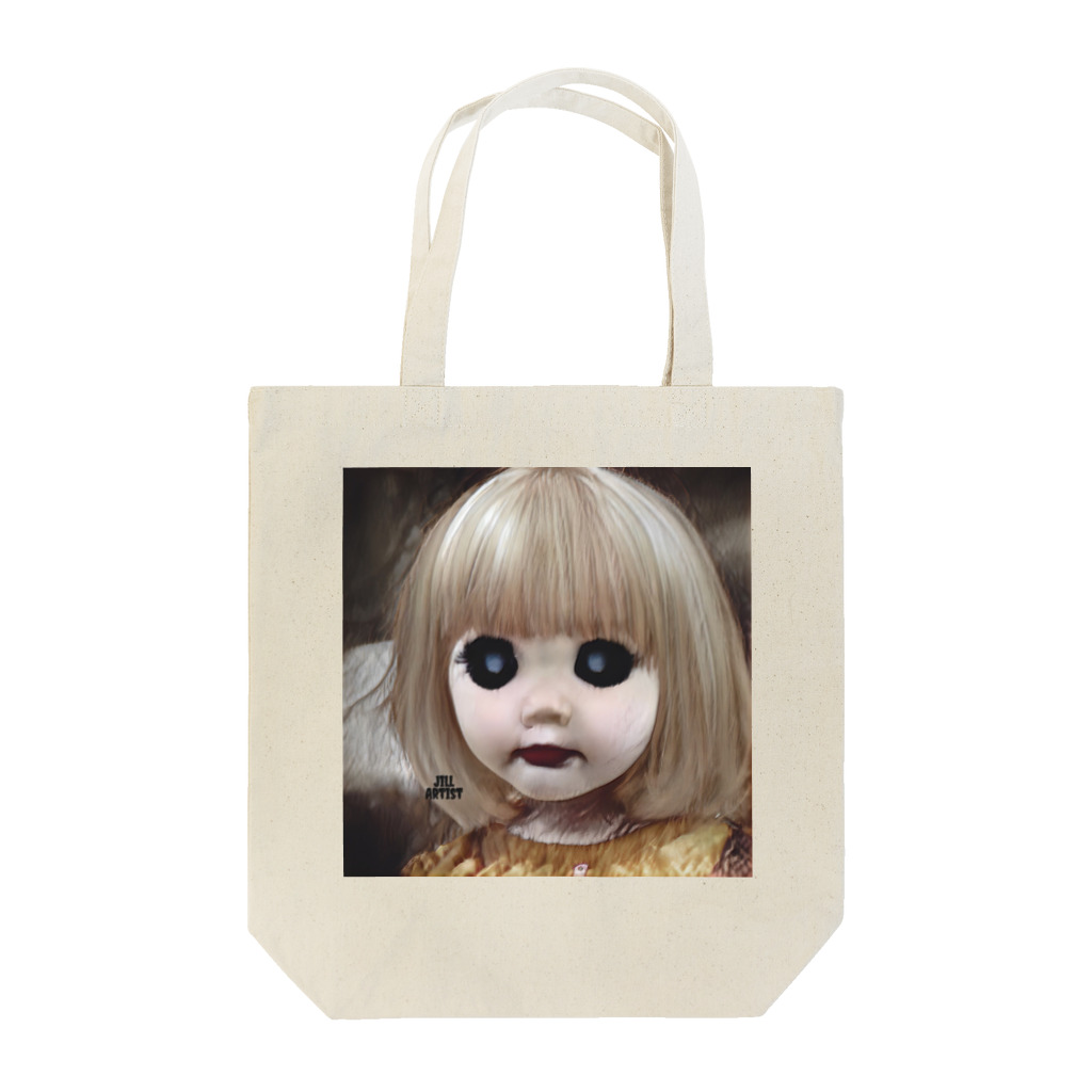 【ホラー専門店】ジルショップの怖い幼女の西洋人形 Tote Bag