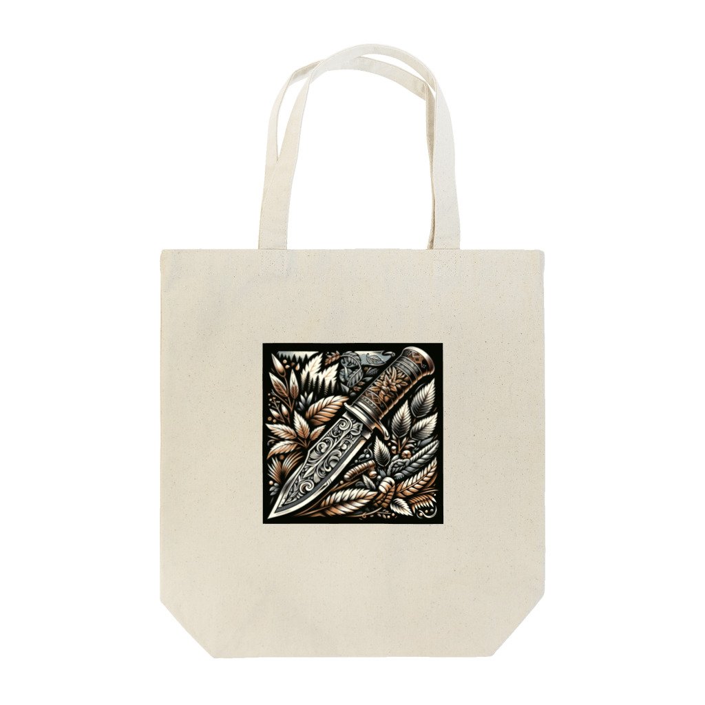 Wild Heart のアウトドア　サバイバルナイフ Tote Bag