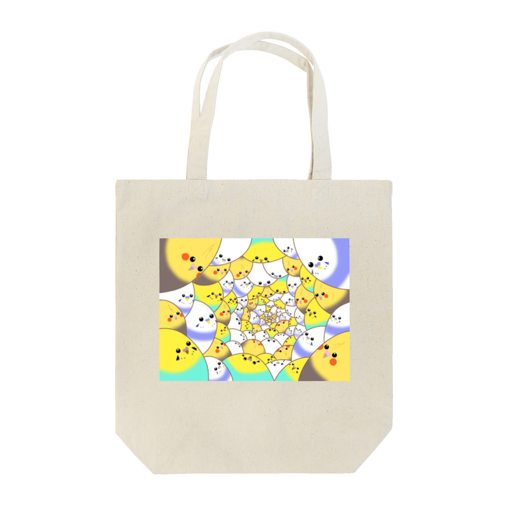 みこしやの騒がしいインコたち Tote Bag