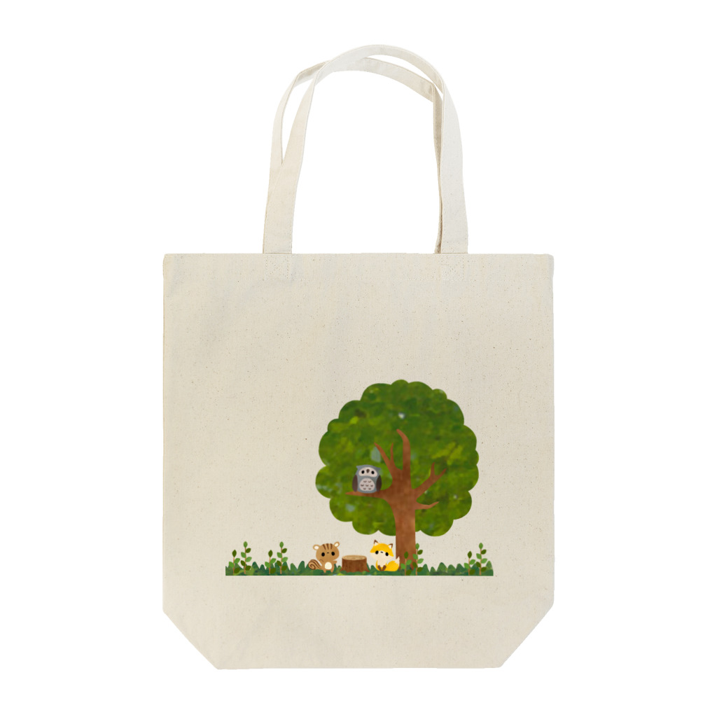 おはまじろうのお店のanimals in the forest Tote Bag