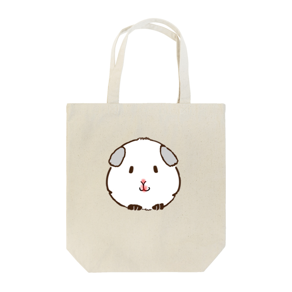 モルモットのミマモル隊のホワイト コロちゃん Tote Bag