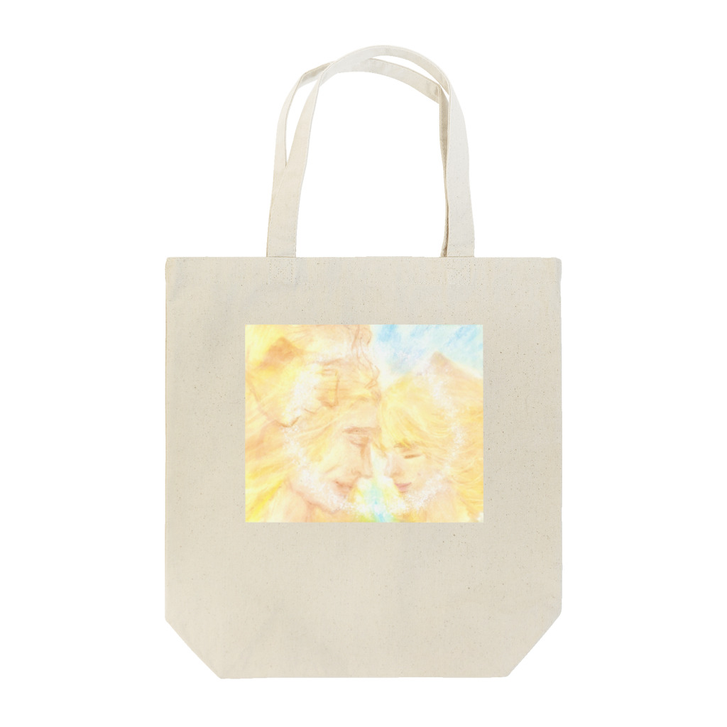 アートコミュニティー笑顔の花の愛 Tote Bag