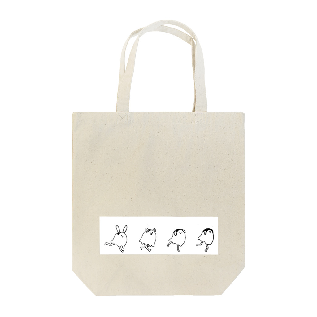 おとうふのはしるへんないきもの Tote Bag