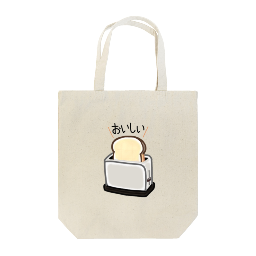 P-Colorbox＠SUZURI支部のおいしく焼けた食パン Tote Bag