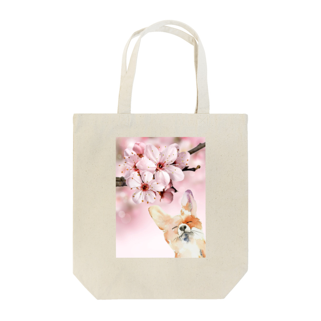 The Art FatherのFoxy Spring Sytle Tote Bag