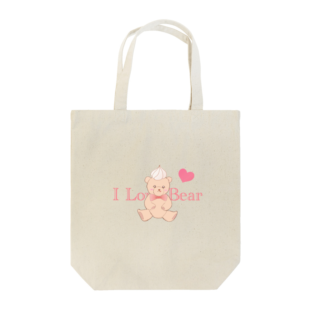 hitommyのI Love bear♡ Tote Bag