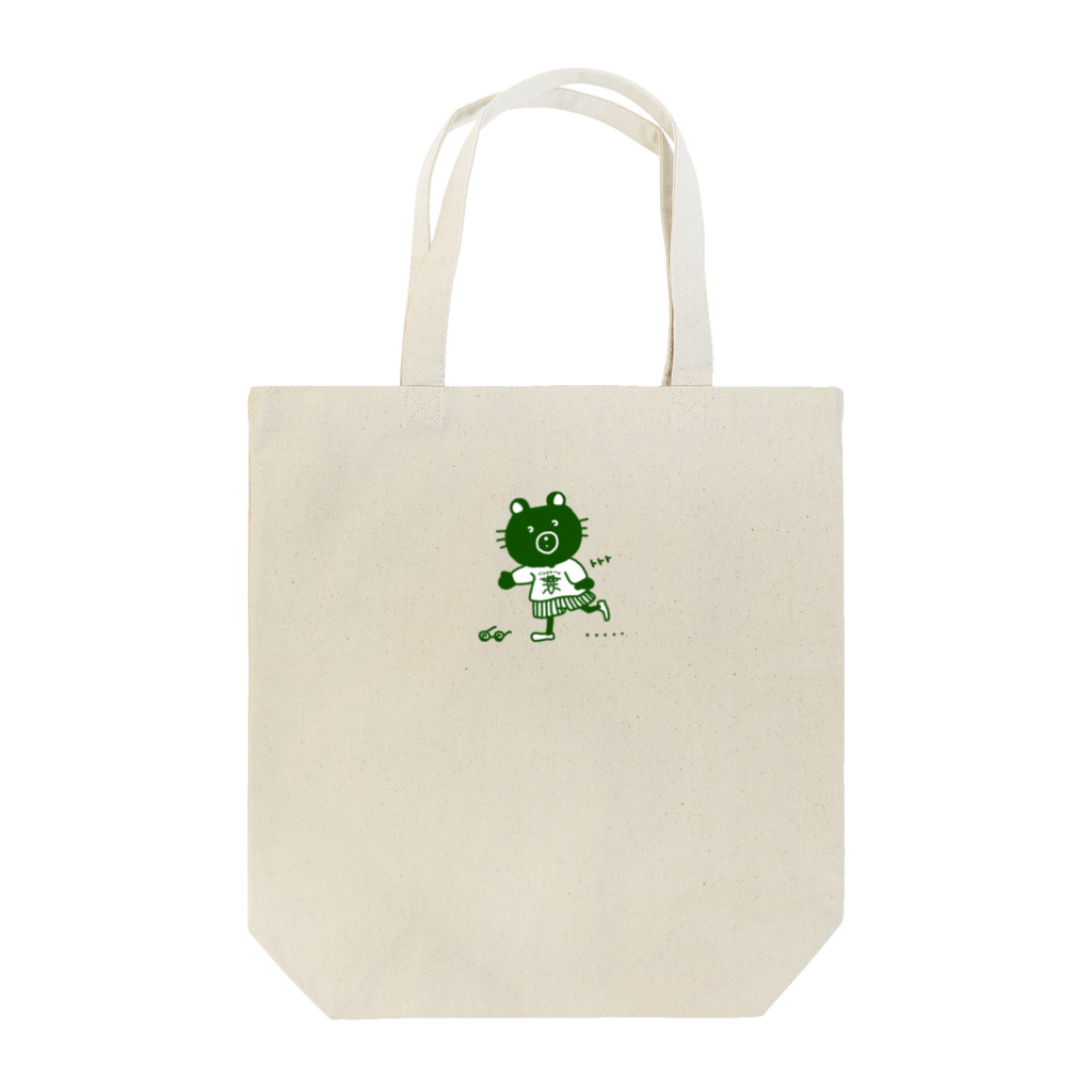 midorinowakameのねおきくま Tote Bag