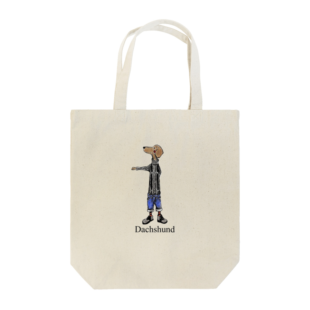 HanaTorantaのクラシカルダックスフンド color ver. Tote Bag