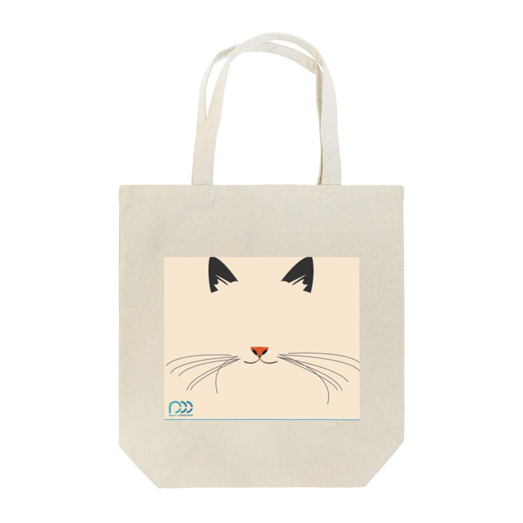 猫アレルギーの猫デザイナーの猫の顔トート Tote Bag