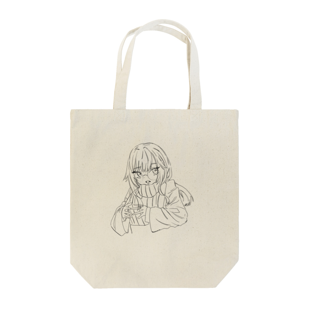 ChiFukuの眼鏡ガール Tote Bag