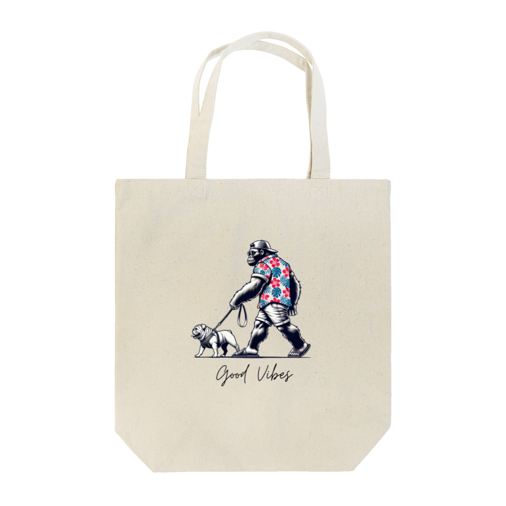 GORILLA_CLUBのお散歩ゴリー Tote Bag