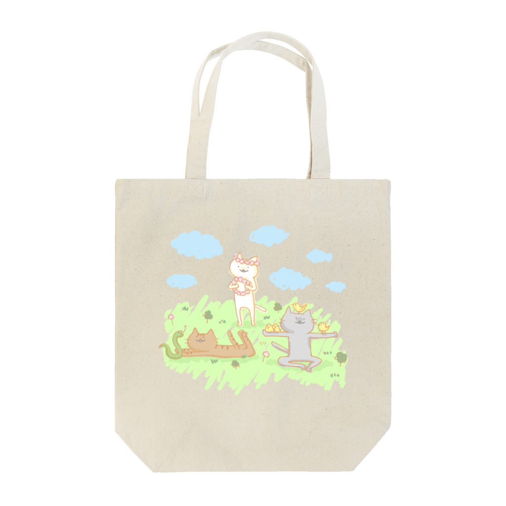 みやたに。工房の平和なねこちゃん Tote Bag