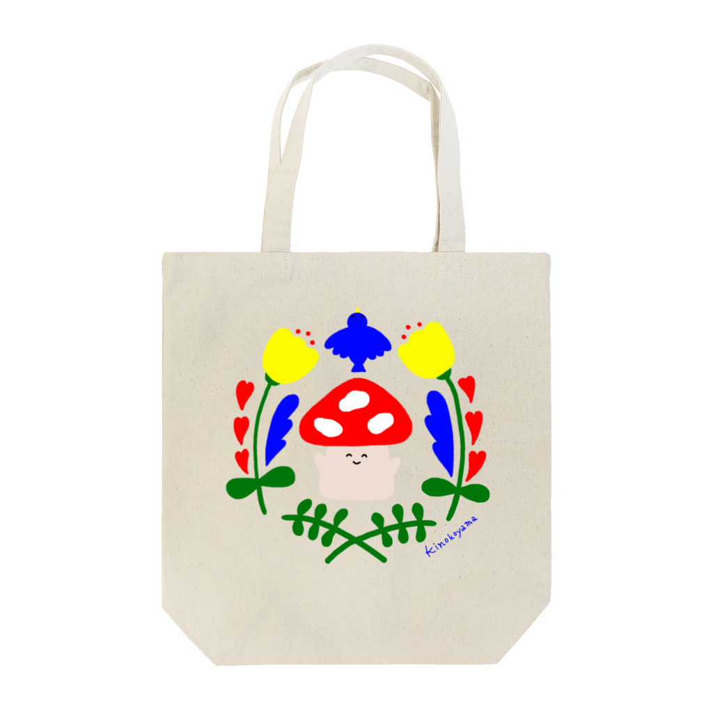 goo×gooのきのこエンブレム Tote Bag