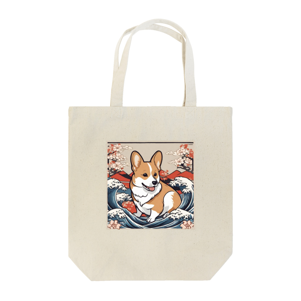 ただjapaneseなだけ🙌の絵巻の犬小町 2 Tote Bag