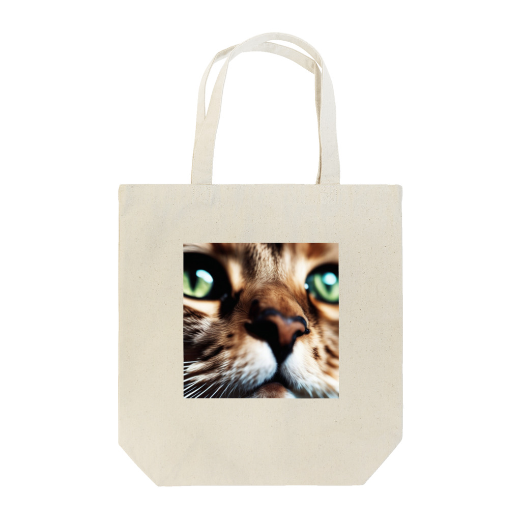 feliceのキャットフードの匂いに反応する猫 Tote Bag