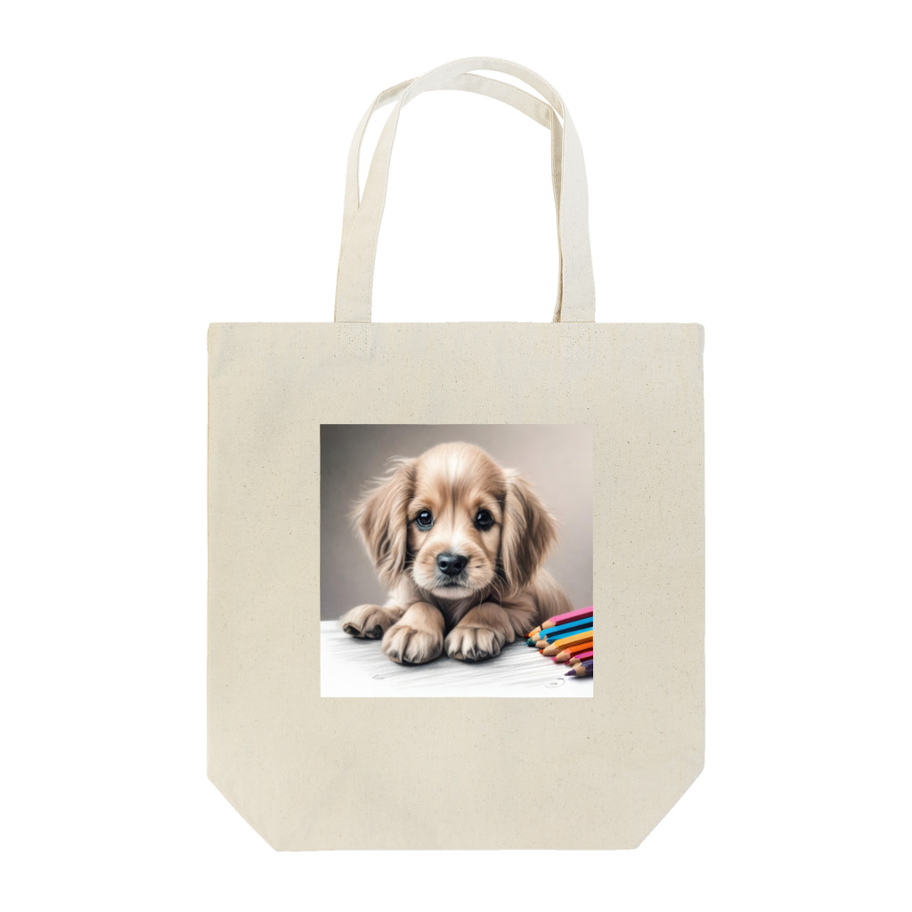 つぶらな瞳の子犬グッズ屋さんのつぶらな瞳の可愛い子犬② Tote Bag