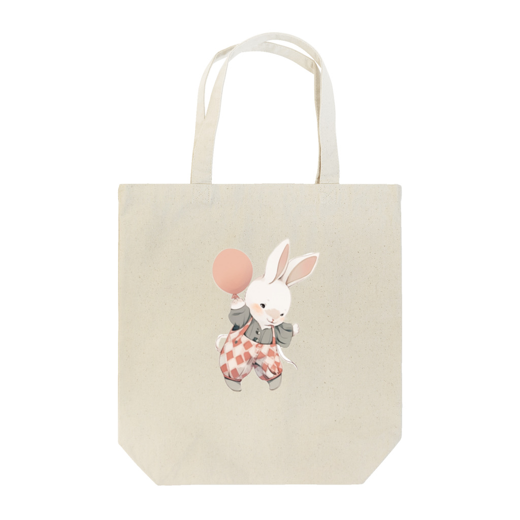 mofuyuruのふわふわ白うさぎ Tote Bag