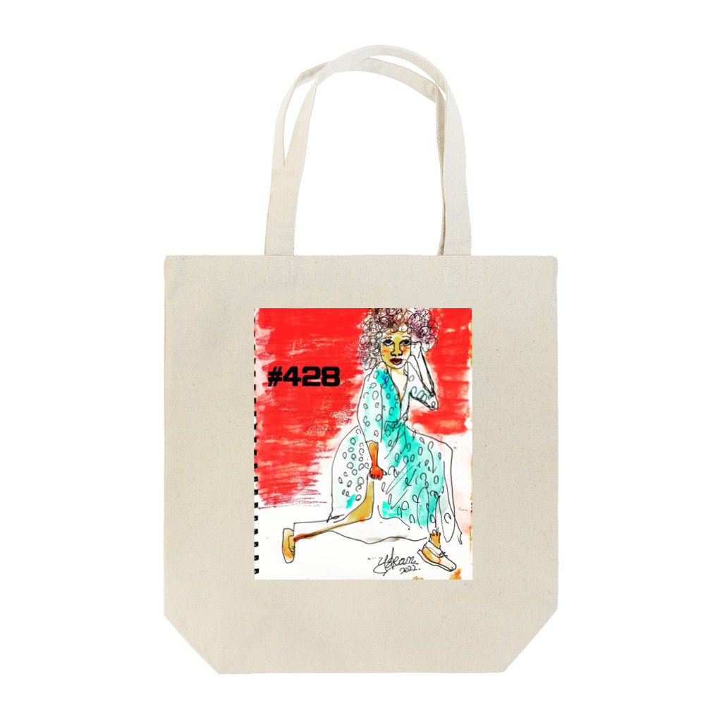 羊羹 Shop @yokans.artspaceの#原宿アフロ GAL  Tote Bag