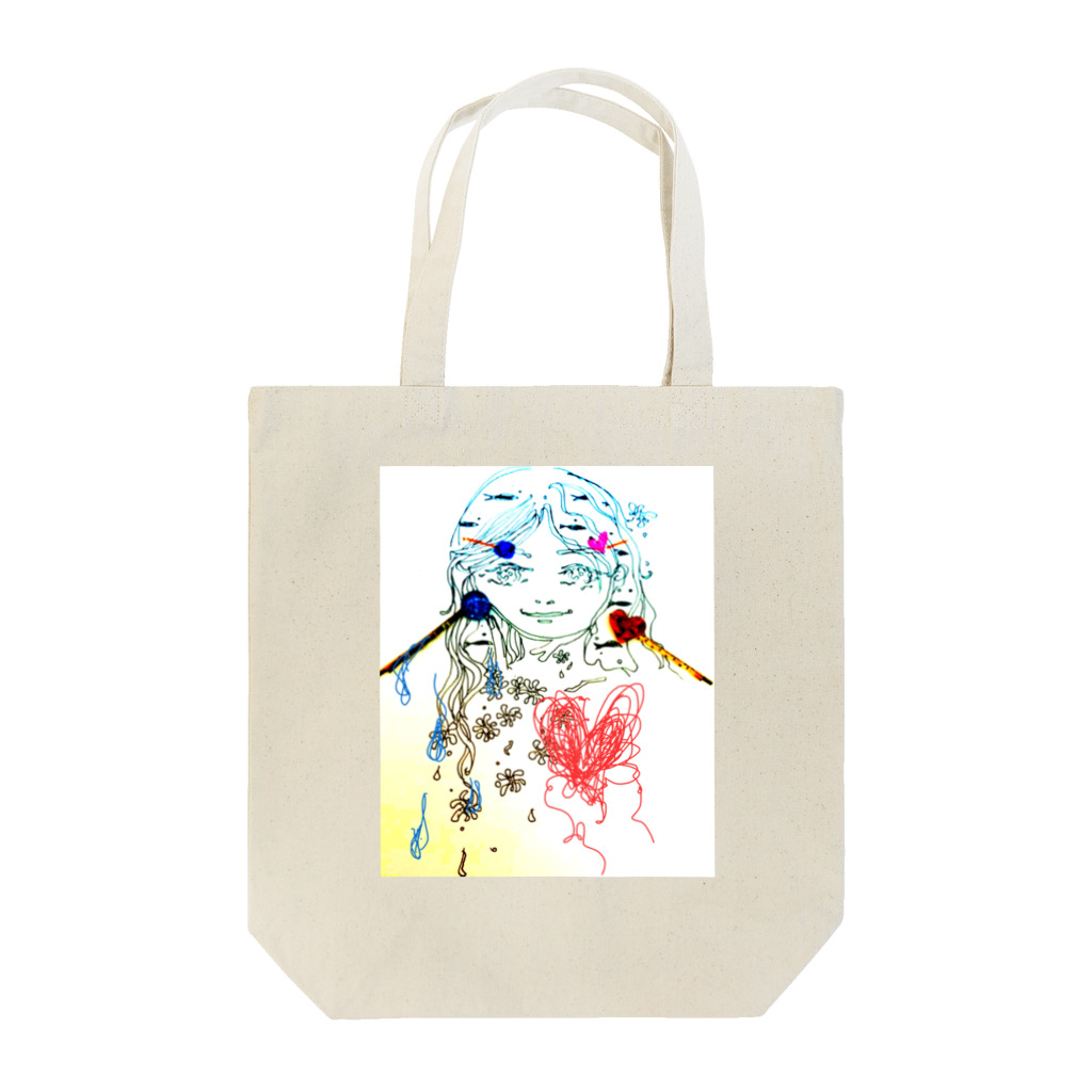 Seame＊の髪留め好きな女の子 Tote Bag