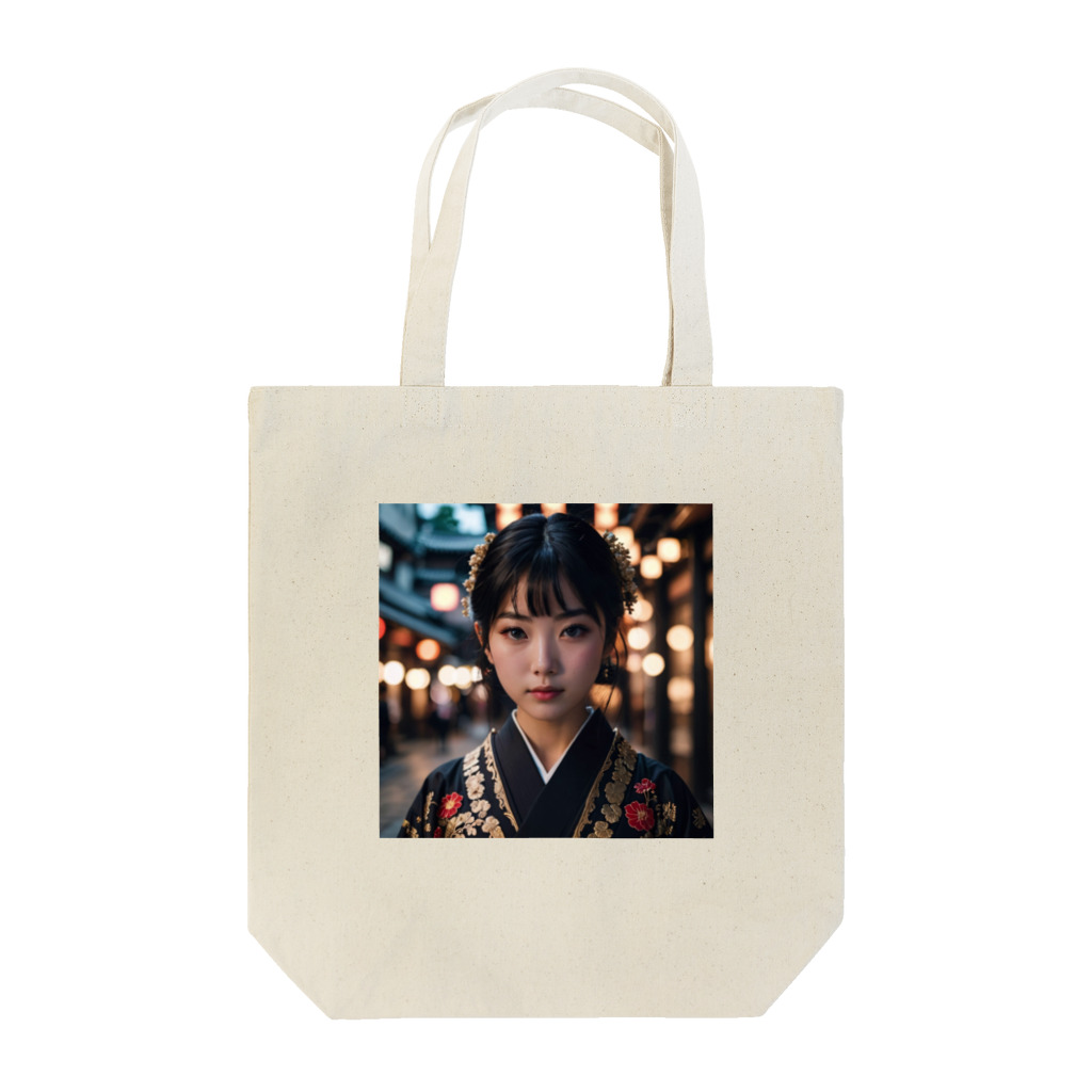 yuyuu_youtubeの着物の少女 Tote Bag