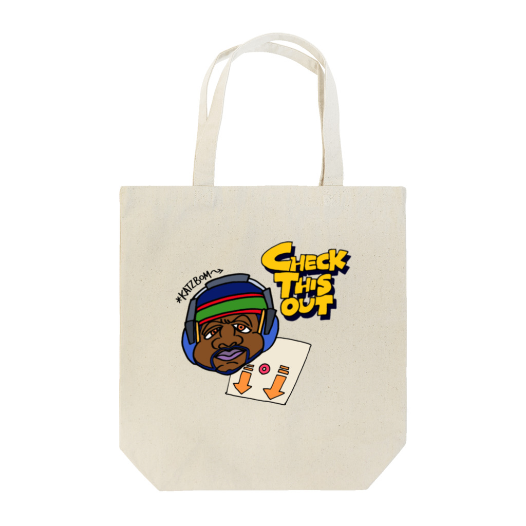 カツボン(KATZBOM)／漫画家ラッパーのDJ Check This Out Tote Bag