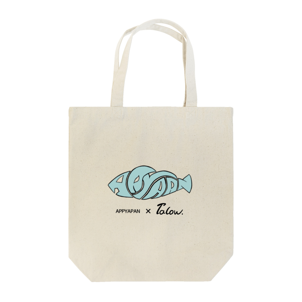 APPYAPANのAngler.logo “APPYAPAN × Talow “ Tote Bag