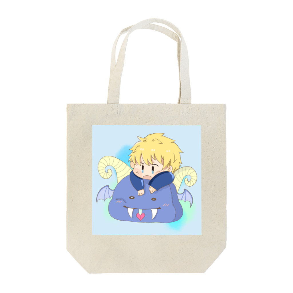 やは、@歌い手のミニキャラ Tote Bag