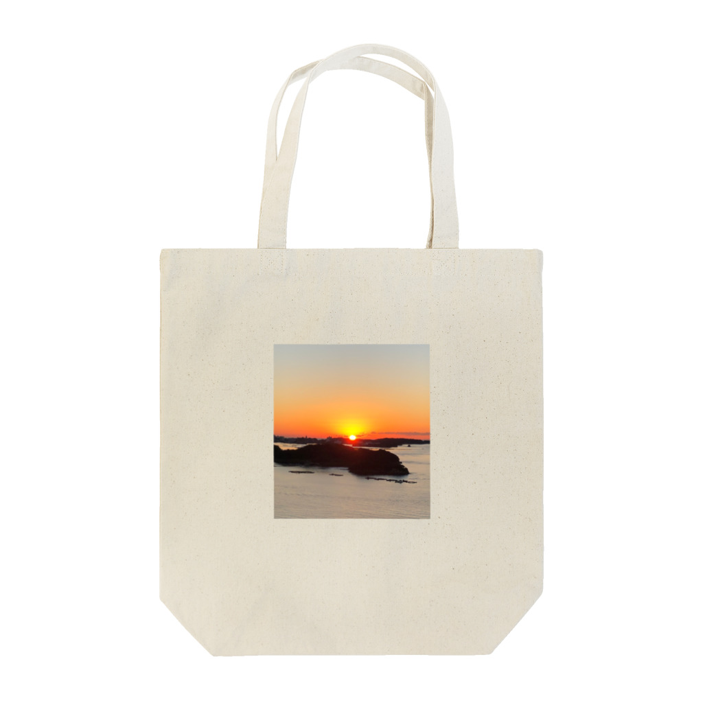 ル.ボヌールの海と夕陽 トートバッグ