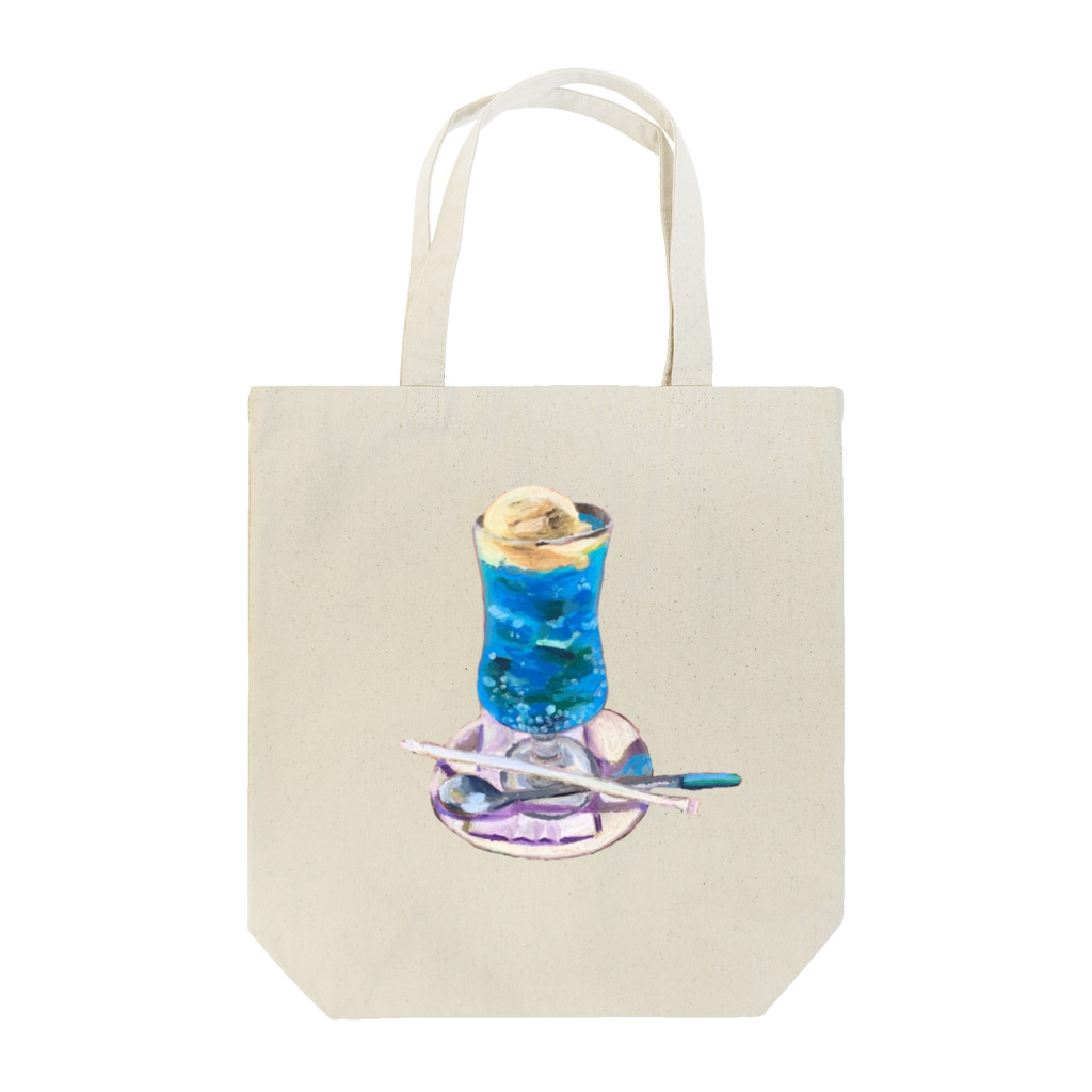 oilpastelhinaのクリームソーダ Tote Bag