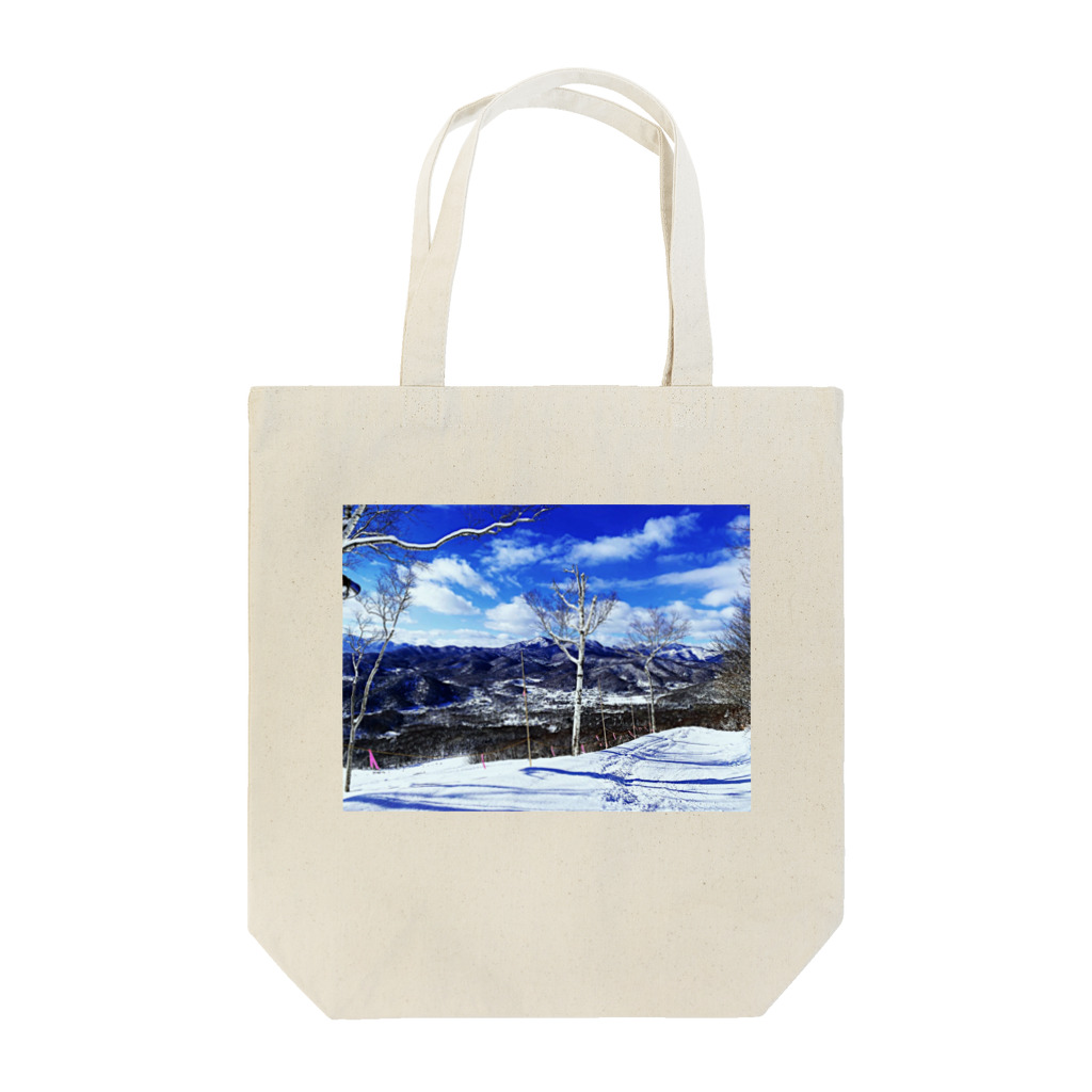 tyhsss-nの白樺と雪景色 Tote Bag