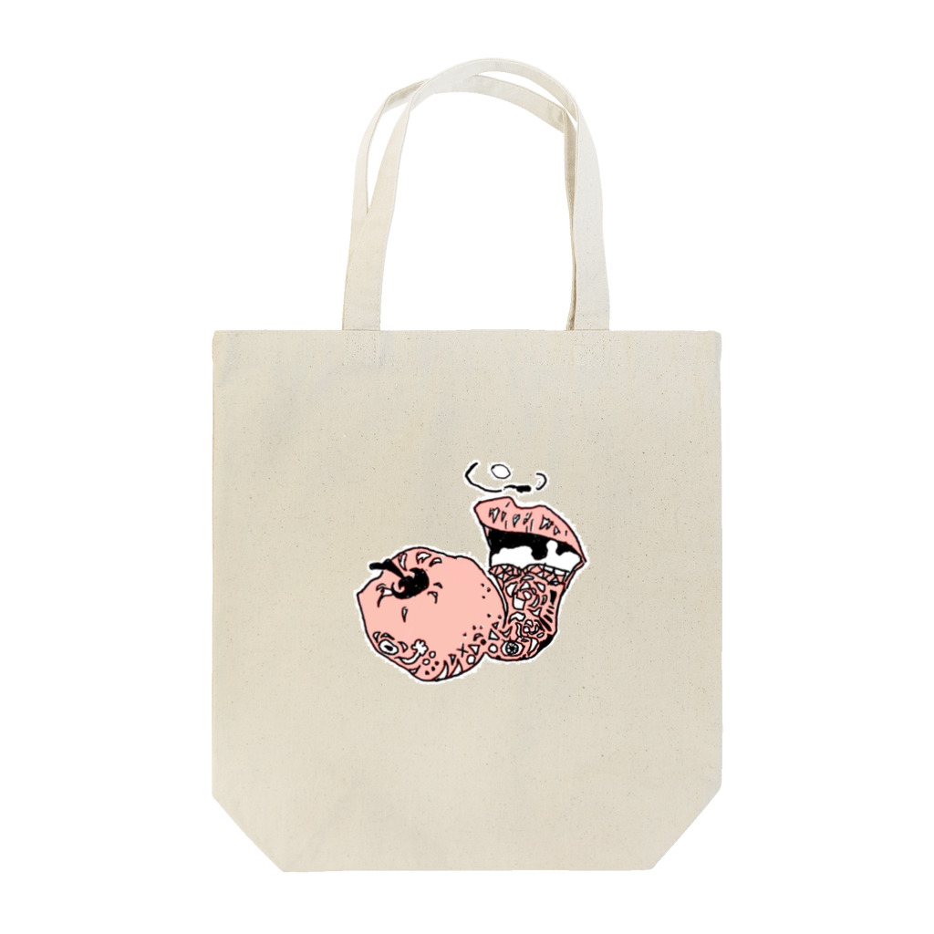 LUNAのapple lip Tote Bag