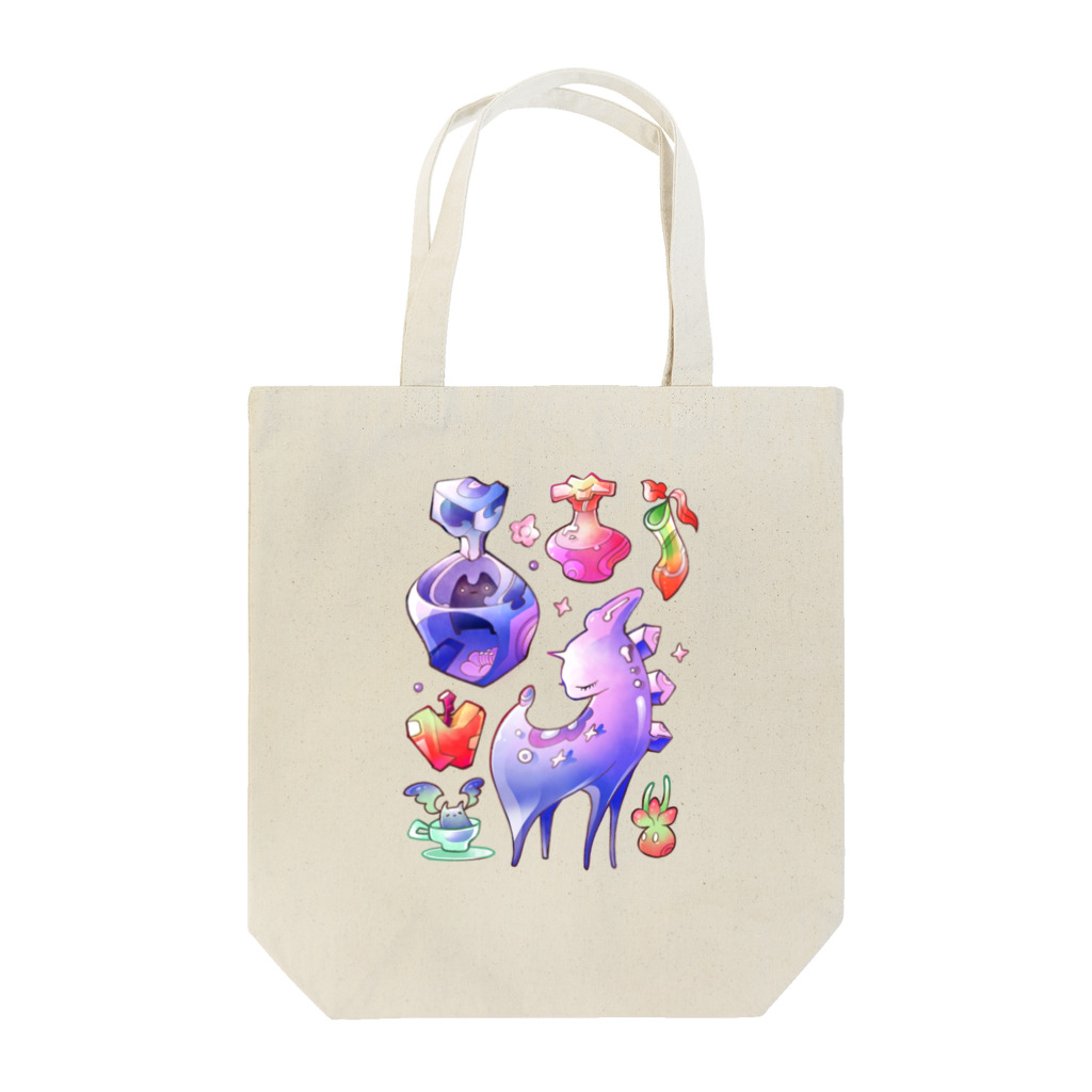 meta-a(めたえー)のCrystal creatures Tote Bag