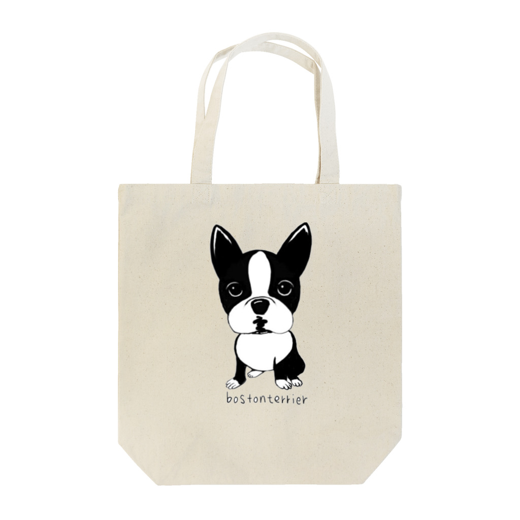 mugicome shopのボストンテリア Tote Bag